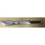 987R Chrome Plated Broad Sword
