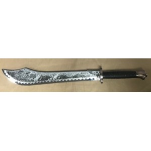987R Chrome Plated Broad Sword