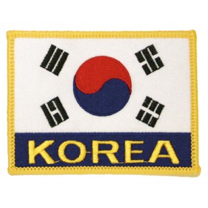P1102B (Korean Flag with "Korea") Patch