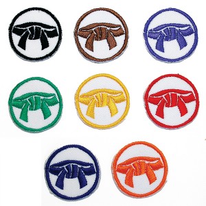 P1622 IRON ON ROUND BELT PATCH