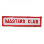 P1831 MASTER CLUB PATCH (RED BORDER)